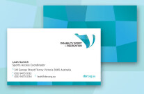 WCS Disibility Sports Business Cards